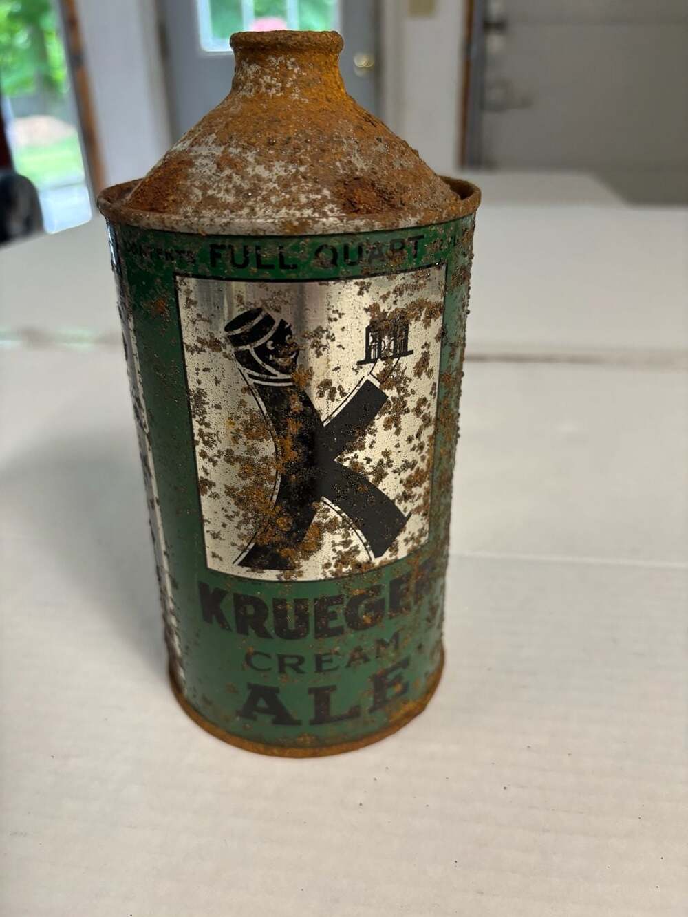 Vintage Krueger Cream Ale 16 oz Cone Top Beer Can